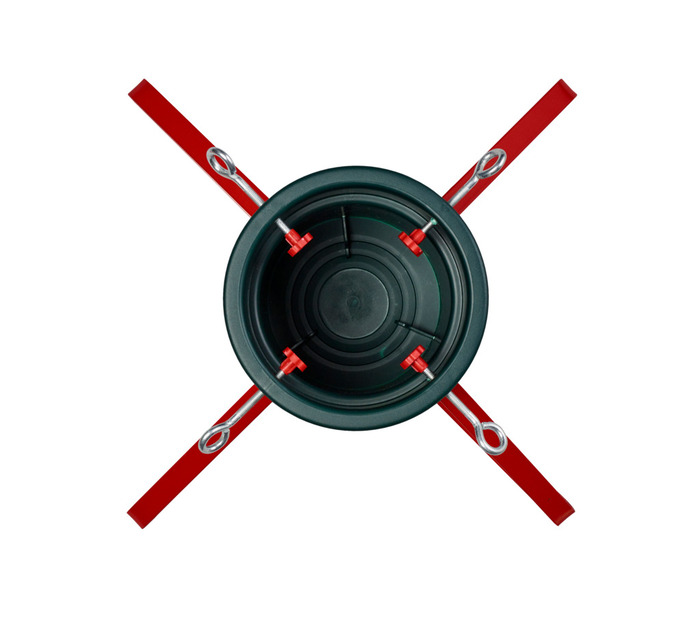 Julgransfot Grön/Röd Ø46 cm Stemning